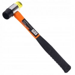 KRAFT&DELE MŁOTEK GUMOWO-PLASTIKOWY 30MM FIBERGLASS DREWNIANA RĄCZKA KD905