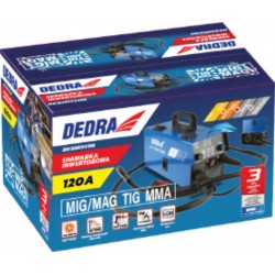 DEDRA SPAWARKA INWERTOROWA IGBT MIG/MAG 120A TIG FUNKCJA MMA DESMI151M