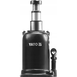 YATO PODNOŚNIK HYDRAULICZNY DWUSTOPNIOWY SŁUPEK BUTELKOWY WYSOKI 12T YT1715
