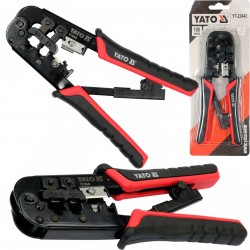 YATO SZCZYPCE DO ZACISKANIA WTYCZEK RJ45 RJ11 ZACISKARKA KOŃCÓWEK YT-22442