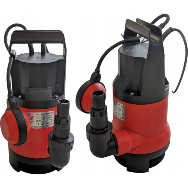 MALEC TP 750 POMPA ZATAPIALNA 230V 750W +PŁYWAK DO WODY CZYSTEJ I BRUDNEJ