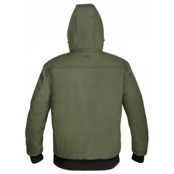 NEO KURTKA OCIEPLANA KAPTUR OUTDOOR ZIELONA ODBLASKOWA CE 81-579 r. XXL/56