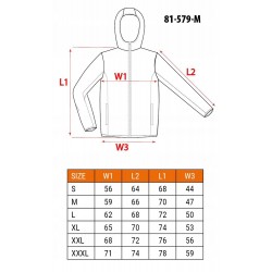 NEO KURTKA OCIEPLANA KAPTUR OUTDOOR ZIELONA ODBLASKOWA CE 81-579 r. XL/54