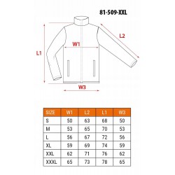 NEO POLAR ROBOCZY BLUZA POLAROWA ROBOCZA MĘSKA BASIC CZARNY rozm XXL 81-509