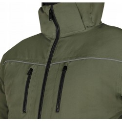 NEO KURTKA OCIEPLANA KAPTUR OUTDOOR ZIELONA ODBLASKOWA CE 81-579 r. XXL/56