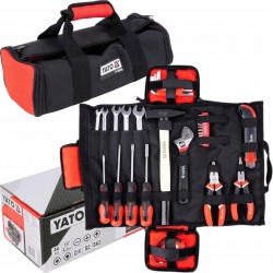 YATO ZESTAW NARZĘDZIOWY 44 SZTUKI ELEMENTY TORBA ETUI YT-39280 KLUCZE