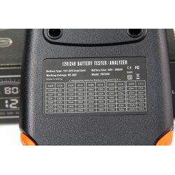 CYFROWY TESTER DO AKUMULATORÓW BATERII 12V 24V UNIWERSALNY 3Ah - 200Ah