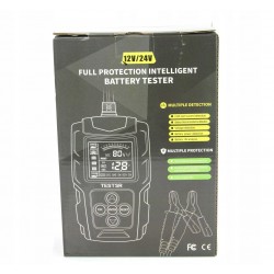 CYFROWY TESTER DO AKUMULATORÓW BATERII 12V 24V UNIWERSALNY 3Ah - 200Ah