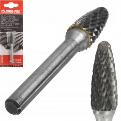 FREZ PŁOMIENIOWY TRZPIENIOWY OBROTOWY 10X25 TRZPIEŃ 6 MM F1025 M225654