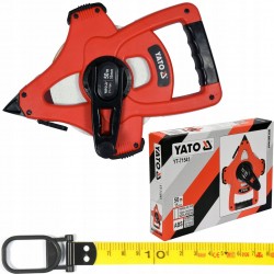 YATO MIARA GEODEZYJNA TAŚMA MIERNICZA 50MX15MM Z WŁÓKNA SZKLANEGO YT-71541