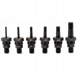ZESTAW NITOWNICA ADAPTER DO NITONAKRĘTEK NA WKRĘTARKĘ 8e M3-M10 1/4"