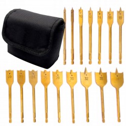 KRAFT&DELE ZESTAW WIERTEŁ ŁOPATKOWYCH 6-38MM+ETUI 16 SZTUK KD10637