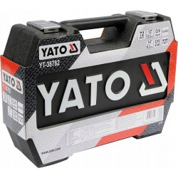 YATO KLUCZE NASADOWE ZESTAW KLUCZY NASADOWYCH NASADKI 72el YT-38782 TORX