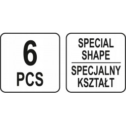 YATO ZESTAW DO DEMONTAŻU USZCZELNIEŃ I ORINGÓW 6 ELEMENTÓW YT-08432
