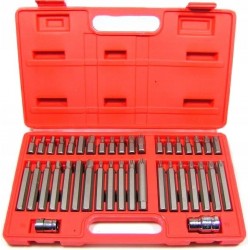 YATO ZESTAW 72EL KLUCZE NASADOWE NASADKI 1/2'' 1/4'' YT-38782 + 40 TORX
