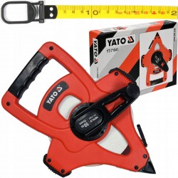 YATO MIARA GEODEZYJNA TAŚMA MIERNICZA 50MX15MM Z WŁÓKNA SZKLANEGO YT-71541