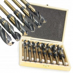 KOMPLET ZESTAW WIERTEŁ HSS 14-25.5MM 8 ELEMENTÓW WALIZKA M22302
