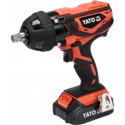 YATO KLUCZ UDAROWY ZAKRĘTAKA AKU 18V 2Ah 1/2" WALIZKA YT-82804 +10 NASADEK
