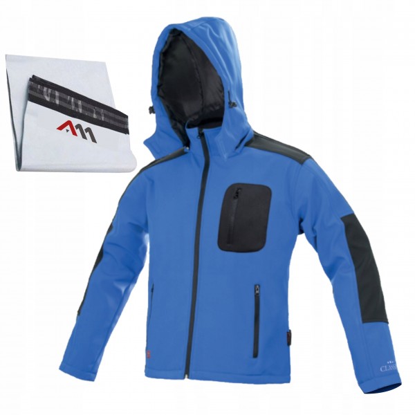 SOFTSHELL KURTKA MĘSKA DAMSKA ROBOCZA BHP WODOODPORNA KAPTUR SPORTOWA r 3XL SOFTSHELL KURTKA MĘSKA DAMSKA ROBOCZA BHP WODOODPORNA KAPTUR SPORTOWA r 3XL