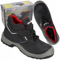 DEDRA TRZEWIKI ROBOCZE BUTY BHP SKÓRZANE PODNOSEK S3 SRC BH9T1AW ROZMIAR 46