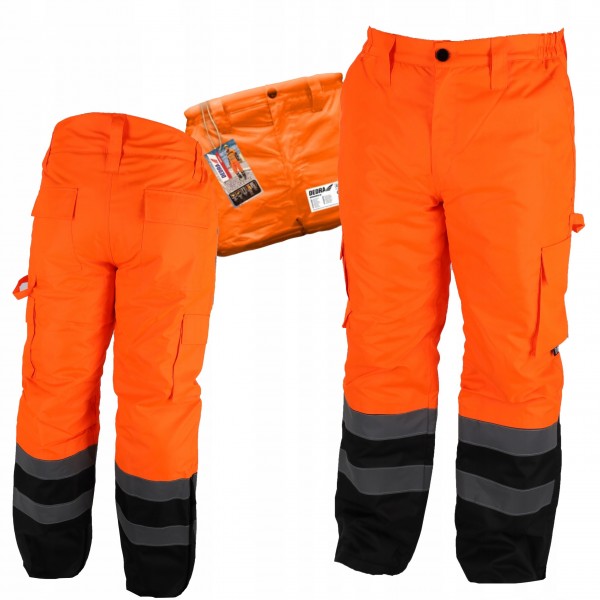 DEDRA SPODNIE ROBOCZE ODBLASKOWE POMARAŃCZOWE CE DO PASA BH80SP2 R. XL/56 DEDRA SPODNIE ROBOCZE ODBLASKOWE POMARAŃCZOWE CE DO PASA BH80SP2 R. XL/56