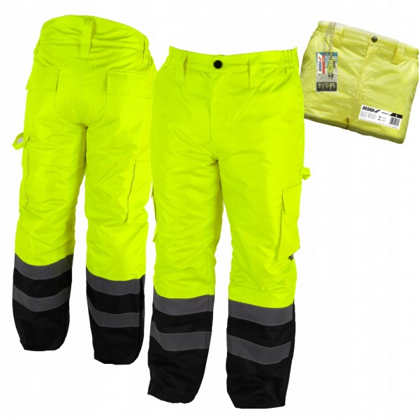 DEDRA SPODNIE OCHRONNE ODBLASKOWE ŻÓŁTE CE DO PASA BH80SP1 R. XL/56 DEDRA SPODNIE OCHRONNE ODBLASKOWE ŻÓŁTE CE DO PASA BH80SP1 R. XL/56