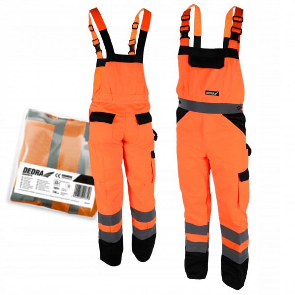 DEDRA SPODNIE ROBOCZE OGRODNICZKI ODBLASKOWE POMARAŃCZOWE BH81SO2 R. XXL/58 DEDRA SPODNIE ROBOCZE OGRODNICZKI ODBLASKOWE POMARAŃCZOWE BH81SO2 R. XXL/58