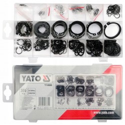 YATO ZESTAW PIERŚCIENI SEGERA ZEWNĘTRZNYCH 300 SZTUK PLASTIC BOX YT-06880