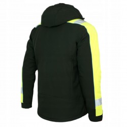 KURTKA OCIEPLANA ROBOCZA SOFTSHELL ODBLASKOWA CLASSWORK WIN YELLOW R. 3XL