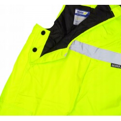 DEDRA SPODNIE ROBOCZE BHP OGRODNICZKI ODBLASKOWE ŻÓŁTE CE BH80SO1 R. XXL/58