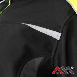 KURTKA OCIEPLANA ROBOCZA SOFTSHELL ODBLASKOWA CLASSWORK WIN YELLOW R. 3XL