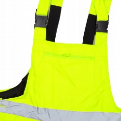 DEDRA SPODNIE ROBOCZE BHP OGRODNICZKI ODBLASKOWE ŻÓŁTE CE BH80SO1 R. XXL/58
