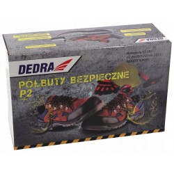 DEDRA PÓŁBUTY ROBOCZE BUTY BHP ZAMSZOWE PODNOSEK S1 SRC BH9P2 ROZMIAR 44