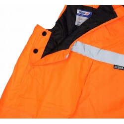DEDRA SPODNIE ROBOCZE OGRODNICZKI ODBLASKOWE POMARAŃCZOWE BH80SO2 R. XL/56