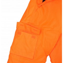 DEDRA SPODNIE ROBOCZE OGRODNICZKI ODBLASKOWE POMARAŃCZOWE BH80SO2 R. XL/56