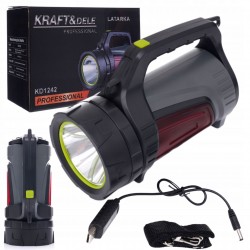 KRAFT&DELE LATARKA AKUMULATOROWA Z UCHWYTEM SZPERACZ LED USB KD1242