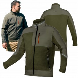 NEO BLUZA KURTKA SOFTSHELL BHP OUTDOOR ZIELONA WARM ODBLASKI CE ROZ. XXL