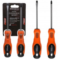 KRAFT&DELE ZESTAW ŚRUBOKRĘTÓW WKRĘTAKÓW 2 ELEMENTY Z MAGNESEM KD10911