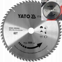YATO TARCZA WIDIOWA DO DREWNA 305MM X30MM 60 ZĘBÓW YT-60784