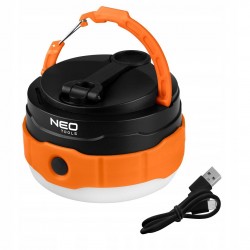 NEO LAMPA BIWAKOWA 3w1 2000 mAh 500lm SMD + XPE LED 5 TRYBÓW +USB-C 99-118