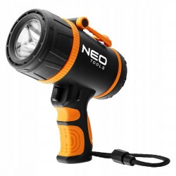 NEO LATARKA LED LAMPA SZPERACZ 1000LM 5W 350m +KABEL POWER BANK 4400mAH