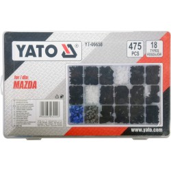 YATO KOMPLET ZESTAW SPINEK SAMOCHODOWYCH MAZDA 475 SZT YT-06658