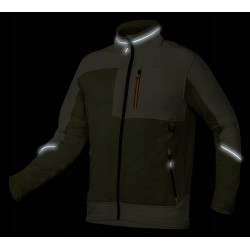 NEO BLUZA KURTKA SOFTSHELL BHP OUTDOOR ZIELONA WARM ODBLASKI CE ROZ. XXL