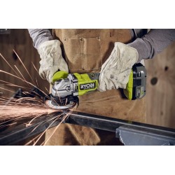 RYOBI SZLIFIERKA KĄTOWA 125mm BEZSZCZOTKOWA AKUMULATOROWA 18V RAG18BL-0