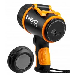 NEO LATARKA LED LAMPA SZPERACZ 1000LM 5W 350m +KABEL POWER BANK 4400mAH