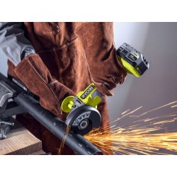 RYOBI SZLIFIERKA KĄTOWA 125mm BEZSZCZOTKOWA AKUMULATOROWA 18V RAG18BL-0