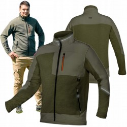 NEO BLUZA KURTKA SOFTSHELL BHP OUTDOOR ZIELONA WARM ODBLASKI CE ROZ. XXL
