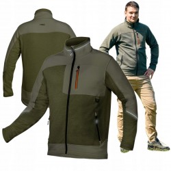 NEO BLUZA KURTKA SOFTSHELL BHP OUTDOOR ZIELONA WARM ODBLASKI CE ROZ. XXL