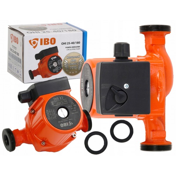 POMPA CYRKULACYJNA 3BIEGOWA WYDAJNA IBO OHI 25-40/180 SOLIDNA MOCNA MAX 72W POMPA CYRKULACYJNA 3BIEGOWA WYDAJNA IBO OHI 25-40/180 SOLIDNA MOCNA MAX 72W