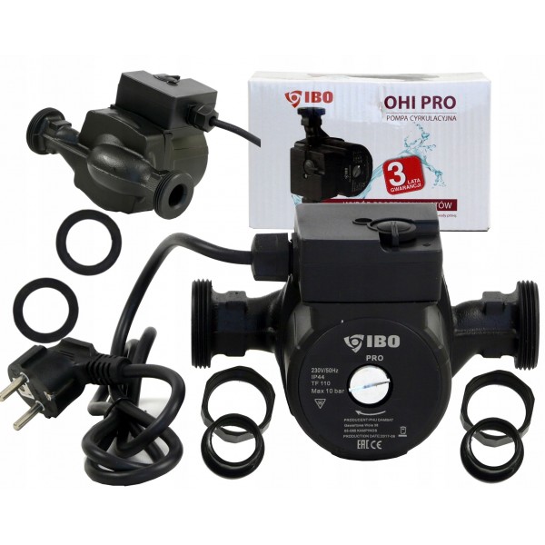 IBO OHI PRO 25-60/180 POMPA CYRKULACYJNA 3BIEGOWA SOLIDNA MOCNA WYDAJNA 93W IBO OHI PRO 25-60/180 POMPA CYRKULACYJNA 3BIEGOWA SOLIDNA MOCNA WYDAJNA 93W